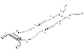 S-Type True Dual Cat-Back™ Exhaust System